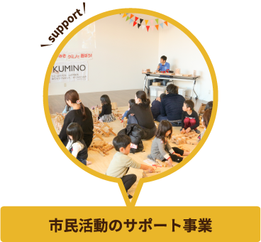 市民活動のサポート事業